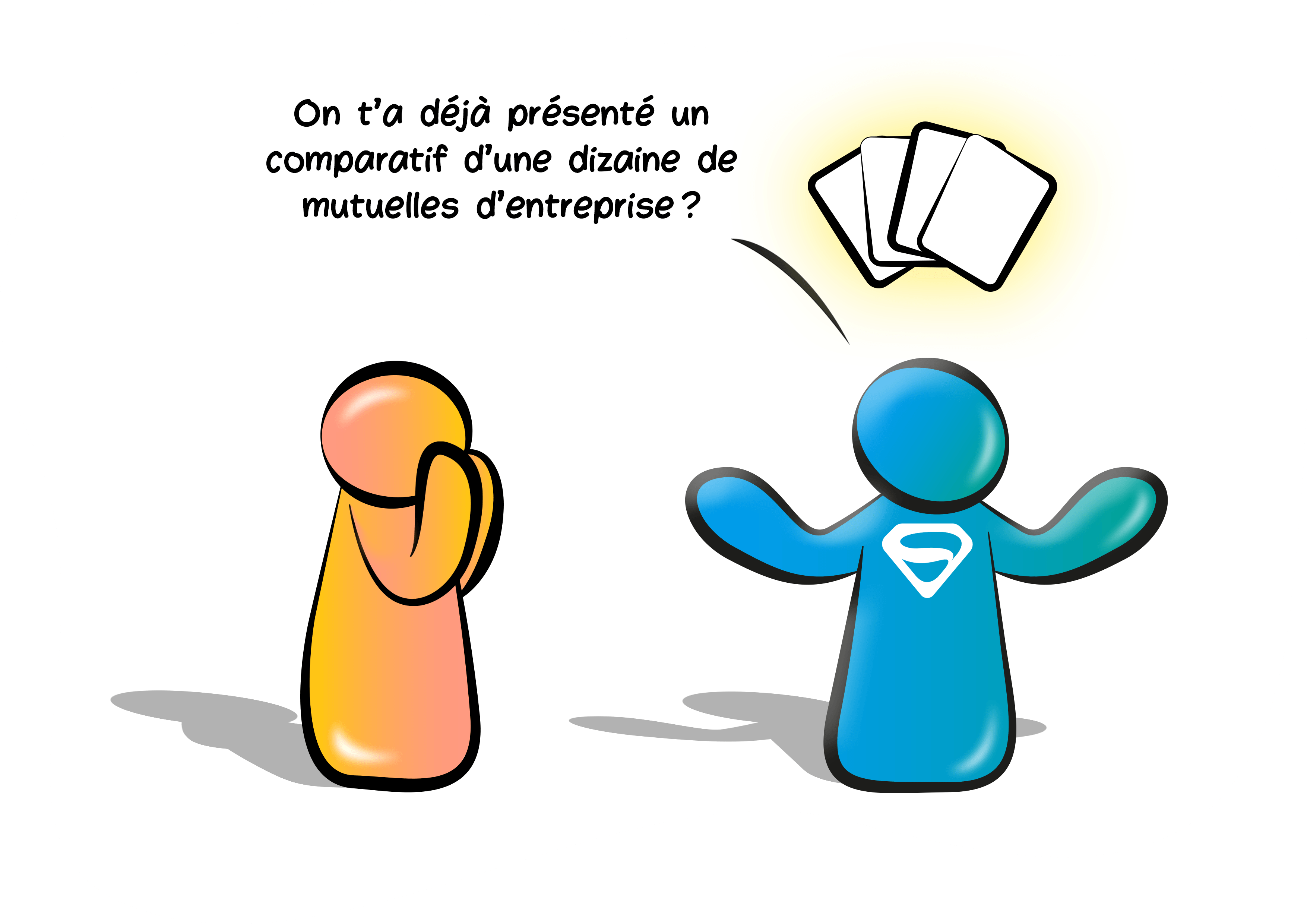 On t'a déjà présenté un comparatif d'une dizaine de mutuelles d'entreprise ?